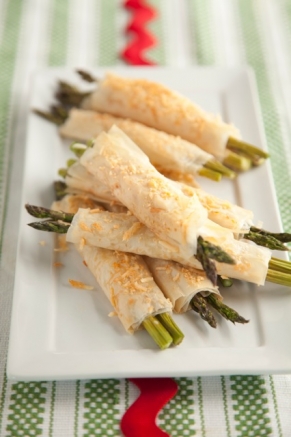 Lighter Phyllo Wrapped Asparagus Recipe