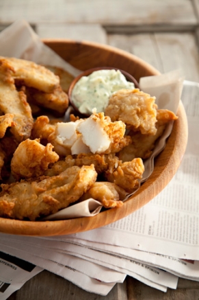 Lighter Beer Battered Fish and Chips Recipe