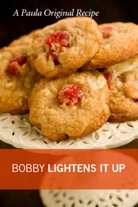 Bobby’s Lighter White Chocolate Cherry Chunkies Recipe
