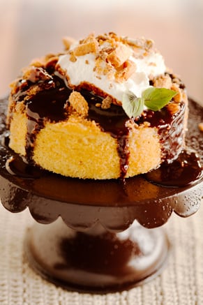 Peanut Butter Chocolate Crunch Cake Recipe