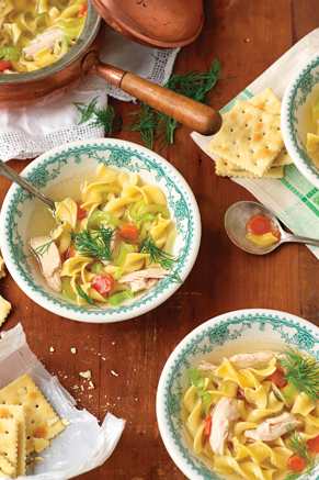 Paula Deen Cuts the Fat: Down-Home Chicken Noodle Soup Recipe