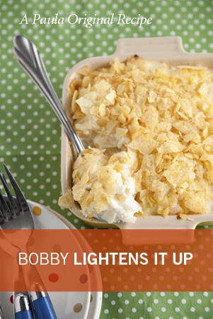 Bobby’s Lighter Creamy Hash Brown Casserole Recipe