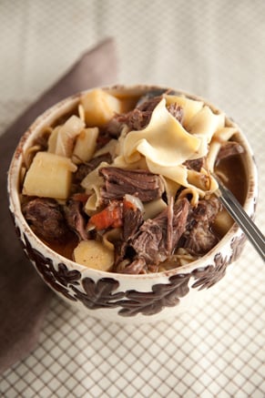 Hearty Beef and Noodle Soup Thumbnail