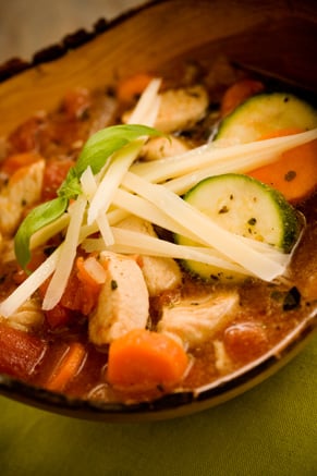 Italian Chicken and Vegetable Soup Thumbnail