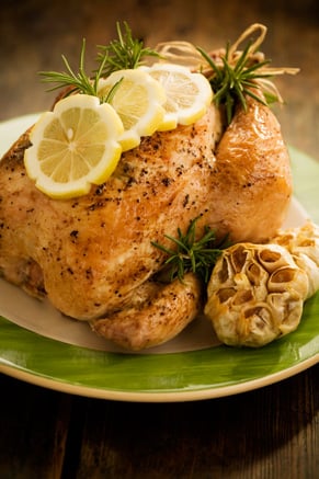 Lemon Pepper and Rosemary Roasted Chicken Recipe