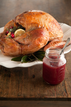 Roasted Turkey with Maple Cranberry Glaze Recipe