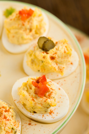 Lighter Southern Deviled Eggs Recipe