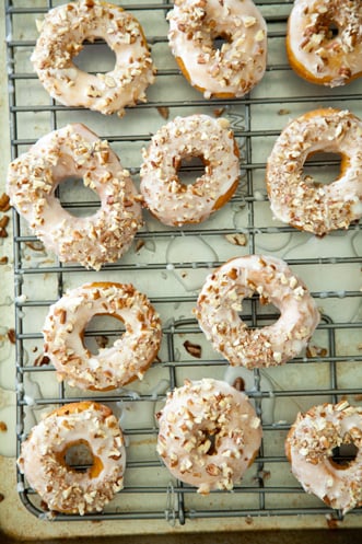 Sweet Potato Doughnuts with Maple Icing Thumbnail